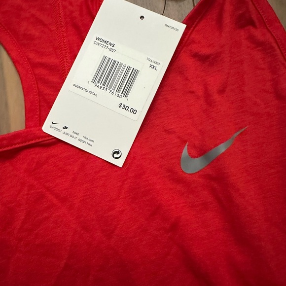 NWT XXL Red Nike Dri-Fit Racerback Tank - Picture 4 of 4